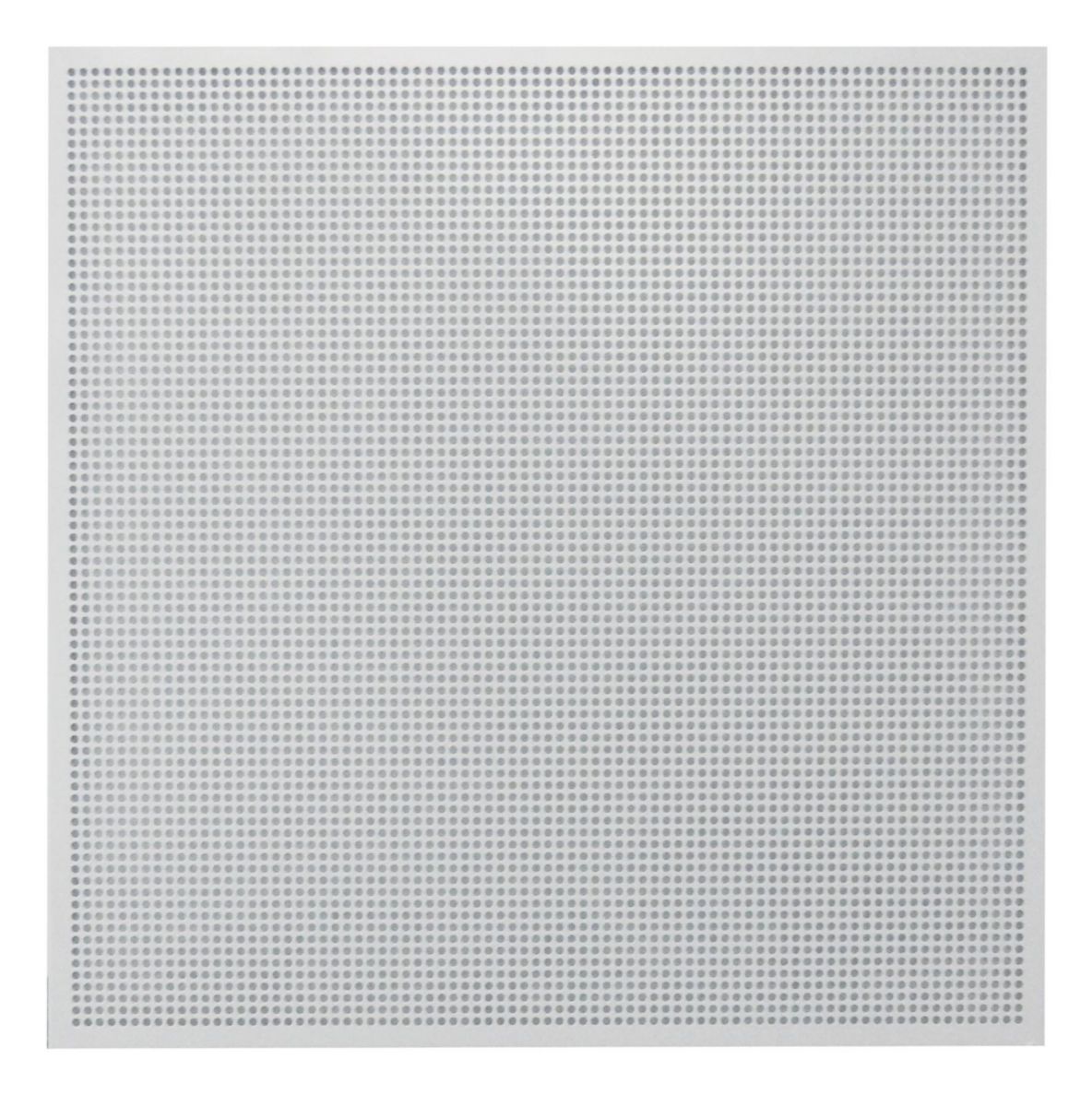 DFZ-R 600L S/R D 200 - diffuseur perf.repr+plenum d200 lat - Grille de reprise 600x600 mm avec filtre et sans registre - Système PUSH KLIN