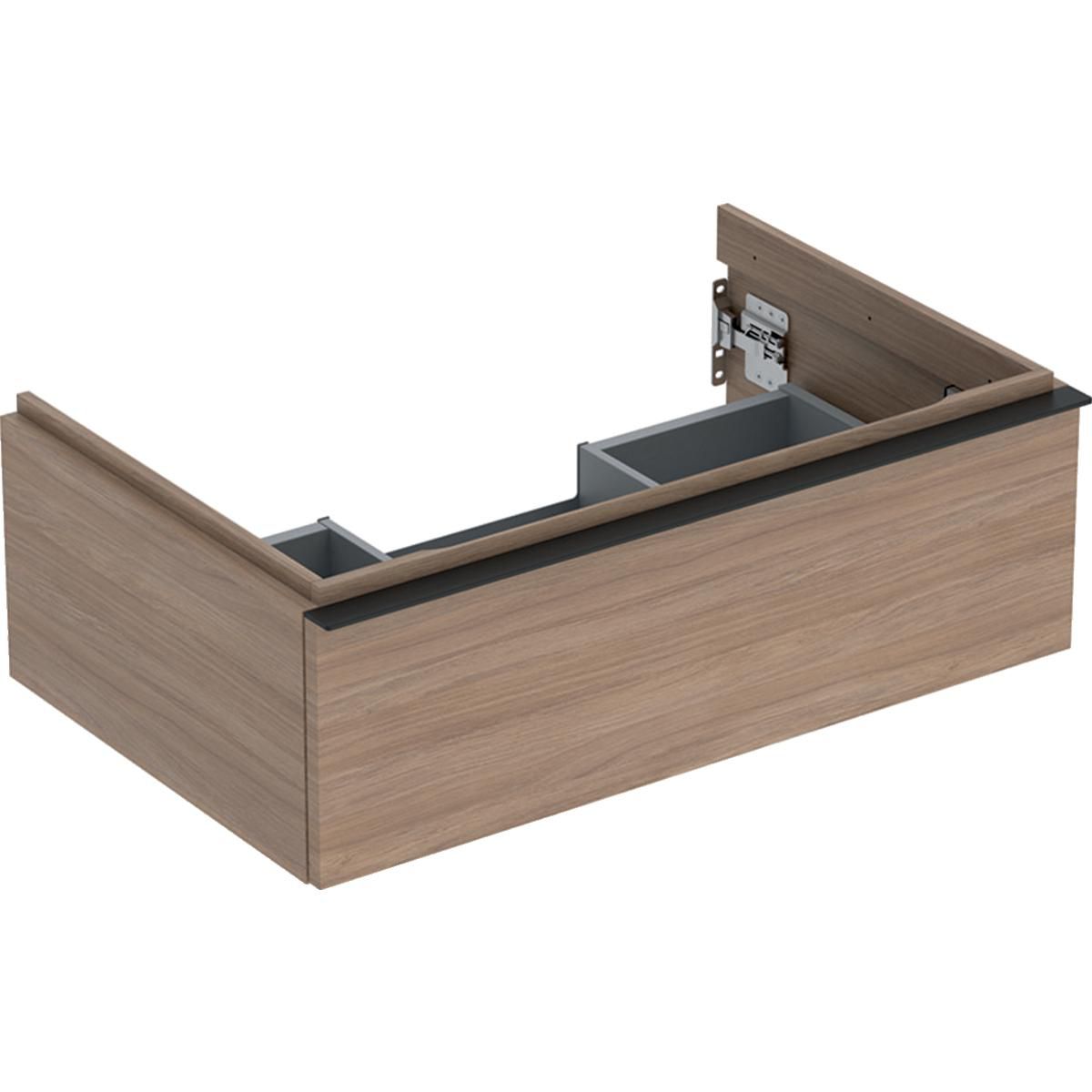 Meuble sous lavabo 75 cm Geberit iCon 1 tiroir Chêne