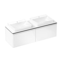 hansgrohe Xelu Q Lavabo à poser 600/480 sans trop plein, percé pour robinet, SmartClean, Blanc