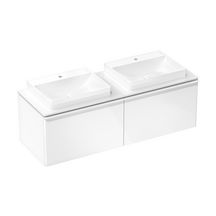 hansgrohe Xelu Q Lavabo à poser 600/480 sans trop plein, percé pour robinet, SmartClean, Blanc