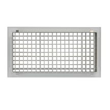 Gdd 400X100 - grille alu double deflexion 400X100