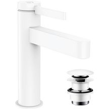 hansgrohe Finoris Mitigeur de lavabo 110 CoolStart, bonde Push-Open, Blanc mat