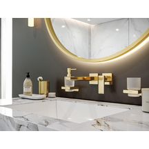 hansgrohe AddStoris Distributeur de savon liquide, Aspect doré poli