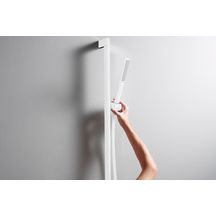 hansgrohe Pulsify S Set de douche 100 1jet EcoSmart avec barre de douche 90 cm, Blanc mat