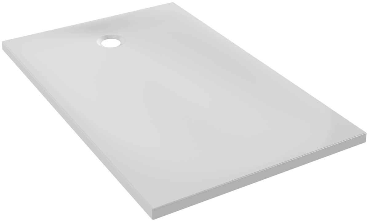 Receveur AEROBLOC rectangulaire 130 x 92 cm antidérapant PN24 Blanc mat réf : E62108-F-WPM