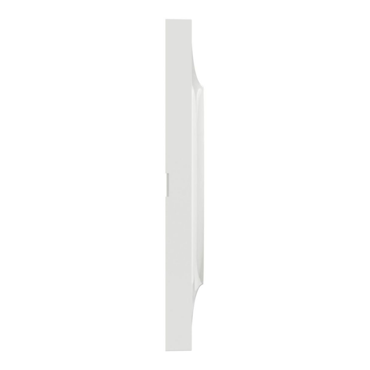 Odace plaque styl blanc 2 postes Réf S520704