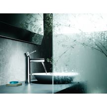 Mitigeur lavabo Cuff réhaussé sans vidage chrome réf. E98299-CP