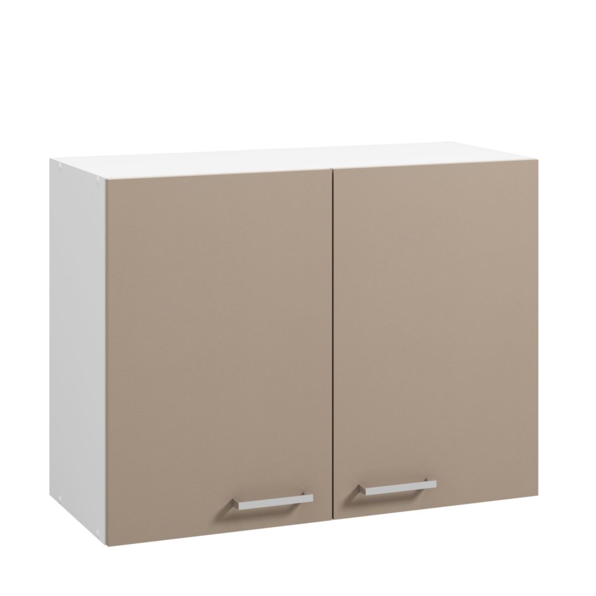 Meuble haut ONELIA 80 cm 2 portes, Argile