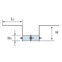 Support universel DUALIS diamètre 130 mm SUV130EI Réf. 17130165/0