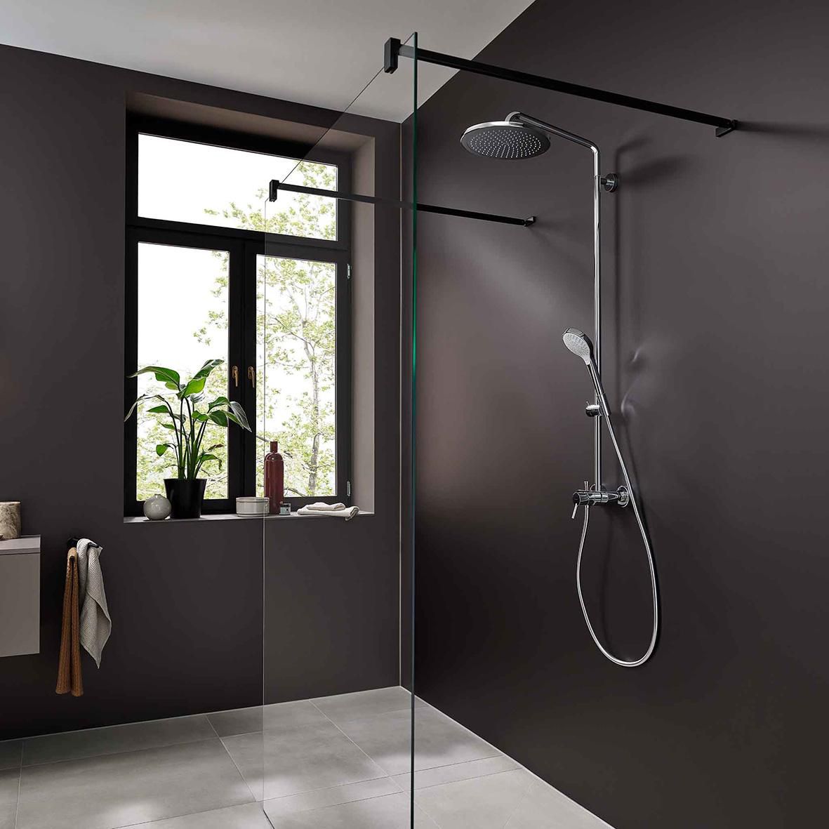 hansgrohe Croma Select S Colonne de douche 280 1jet avec mitigeur mécanique, Chrome