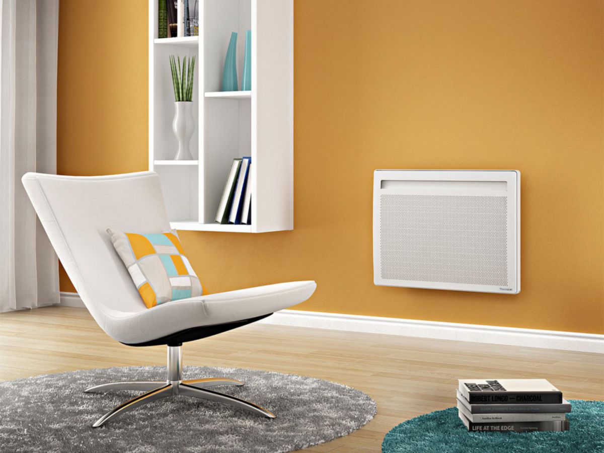 Radiateur rayonnant électrique Amadeus 2 horizontal Blanc 2000W Réf. 443371