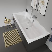 Baignoire d-code 1800x800mm blanc avec 2 dossiers réf. 700101000000000