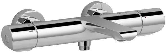 Mitigeur AVID thermostatique mural de bain douche, chrome réf. E97386-CP