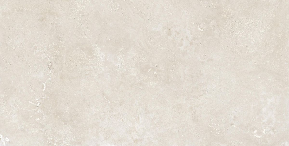 Grès cérame Ragno Realstone travertino cross bianco rectifié 75 x 150 cm RCK1