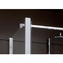 Barre murale de stabilisation de douche JAZZ 120cm, blanche réf. L13JA9121