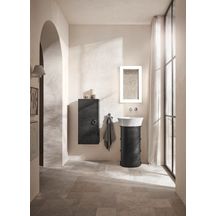 Meuble sous lavabo à poser White Tulip 751x350x410 mm noir Réf. WT423905858