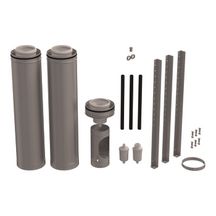 Kit départ pour système collectif concentrique 3CET diamètre 200/300 sans piquage Appareil avec support trepied sol