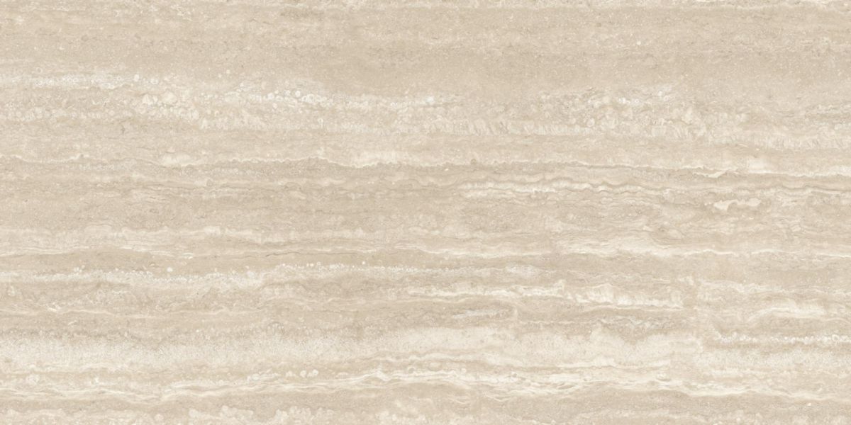 Grès cérame Ragno Realstone travertino vein beige structuré 60 x 120 cm RCAM