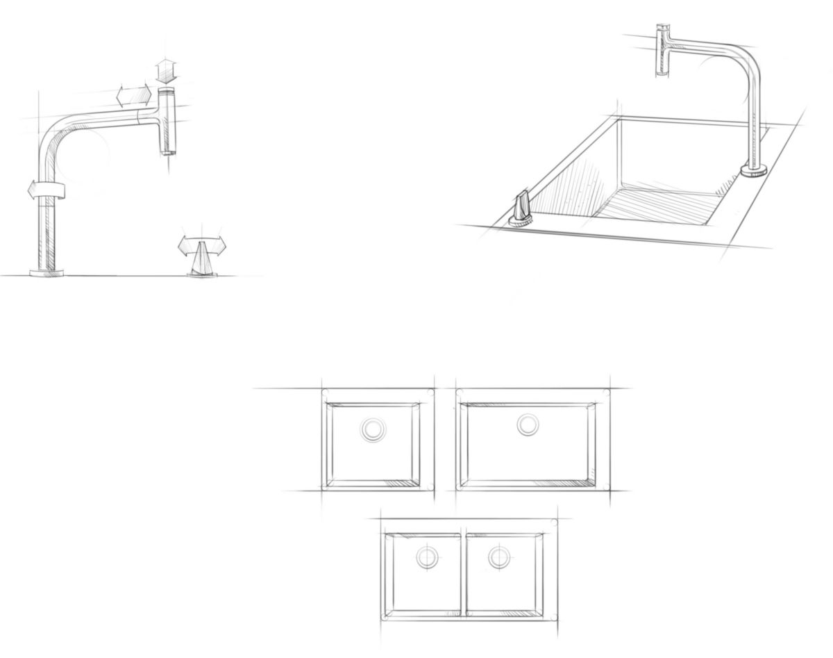 hansgrohe S71 S719-U450 Evier encastré sous plan 450, Acier inoxydable