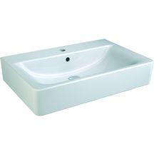 Lavabo CUBE CONNECT en grès 70 x 46 cm, blanc Réf. E773601