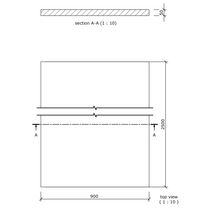 Panneau de construction WEDI XL & XXL 2500x900x50 mm Réf. 010000950