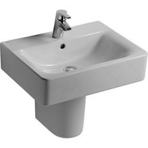 Lavabo CUBE CONNECT en grès 37,5 x 55 cm, blanc Réf. E714001