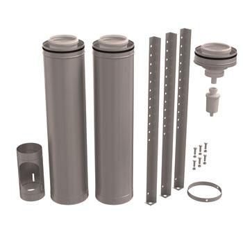 Kit départ Rolux 3CEP Condensation diamètre 160/250mm 0 appareil support trépied.