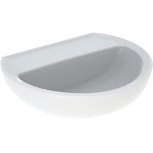 Lave-mains Bastia largeur 50cm profondeur 41cm sans trou de robinetterie sans trop-plein blanc Réf. 501.604.00.4