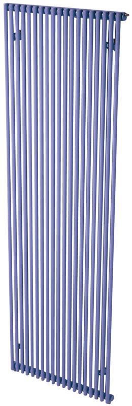 Radiateur eau chaude Acova Kéva  vertical simple, puissance 698W (dT50), hauteur 2000 mm, largeur 299 mm, 9 éléments, raccordement excentré par le bas, Aller/Retour réversible, appareil réversible Haut/Bas, Blanc RAL 9016 Réf. HK-200-028