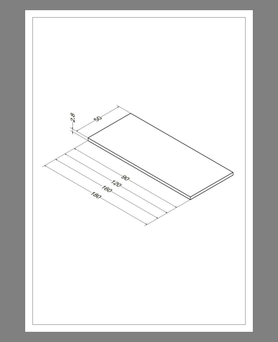 Plan   Alterna Zao Bois épais 9cm chêne naturel 90 cm