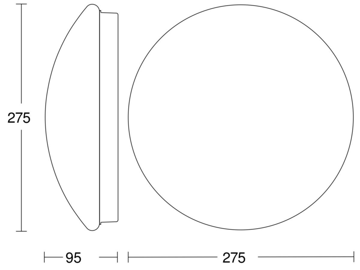 Lampe intérieure hyper fréquence RS 16 l, angle de détection de 360°, réglage electronique en continu de la portée entre 3 et 8 m, seuils temporel et de crepuscularite réglables et possibilite de raccorder d'autrès consommateurs. Réf 738013