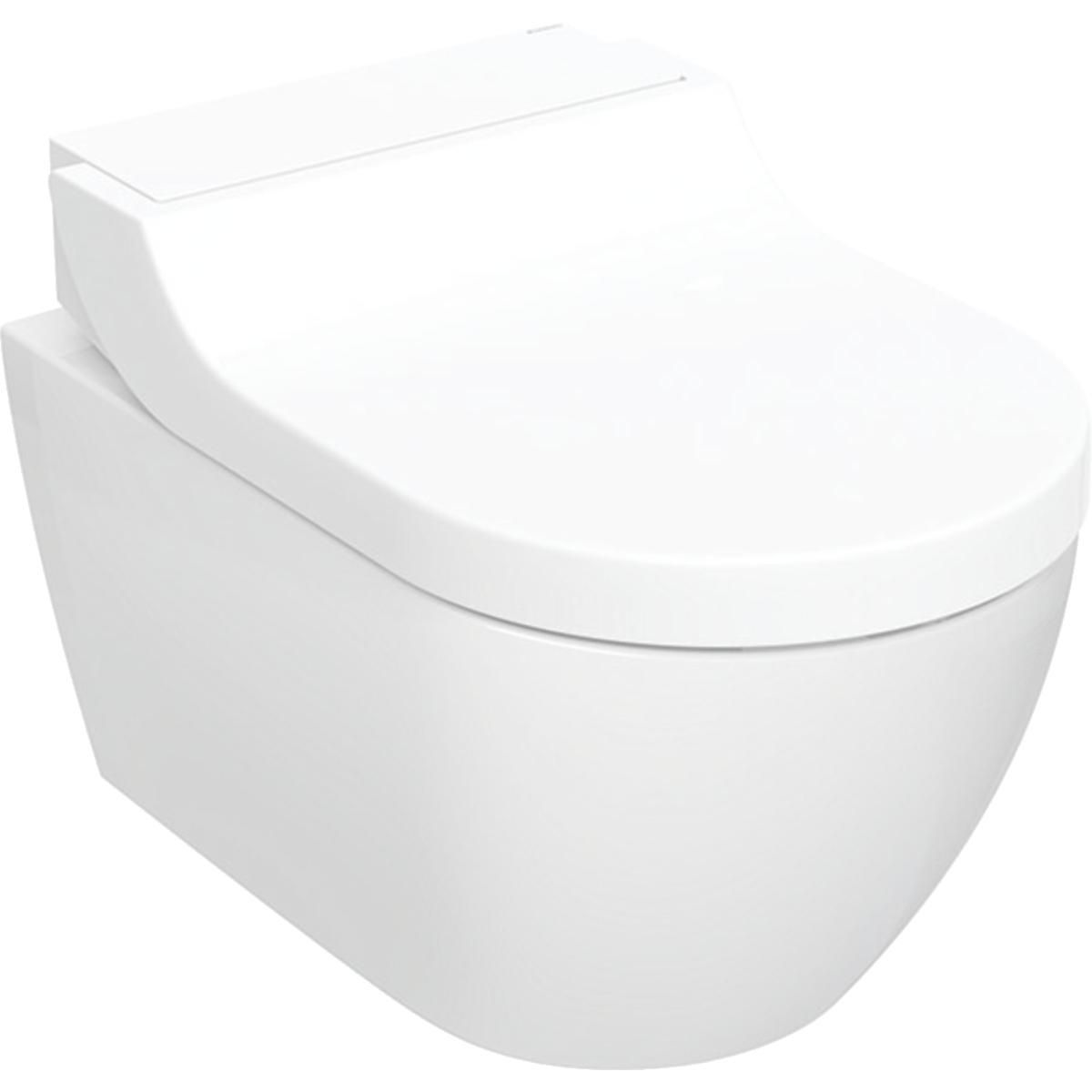 Pack WC lavant dit japonais suspendu  AquaClean TUMA Comfort sans bride Verre blanc Réf. 146.290.SI.1