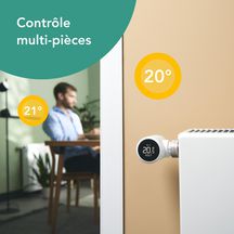 Tête thermostatique intelligente et connectée X - Quattro Pack Réf. VX-4SRT02-TC-ML-00