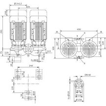 Circulateur Collectif EC verotwin-dpl40/130-0,25/4 Réf. 2089620