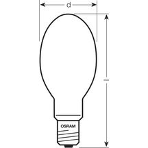 Lampe à décharge Vialox NAV-E SUPER 4Y 100W E40 - Réf. 015774