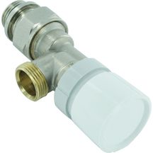 Robinet thermostatique équerre inversée filetage extérieur diamètre 1/2'' 15 x 21 M22