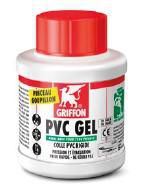 Colle PVC gel Aqua agréée AEP CSTB bidon avec pinceau 500ml