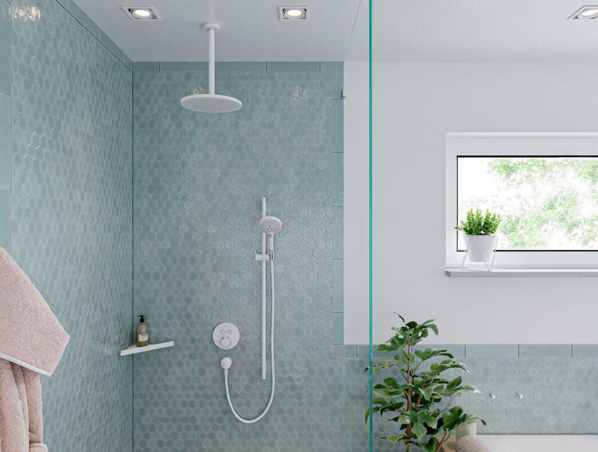 hansgrohe AddStoris Tablette d'angle, Blanc mat