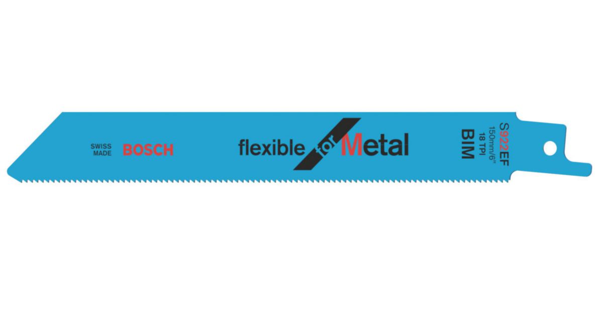 Lame de scie sabre S 922 EF Flexible For Metal Réf. 2608656015