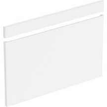 Kit de façades Geberit Renova Plan pour meuble bas pour lavabo (à partir de l’année de fabrication 2021): B=90cm, blanc / laqué très brillant