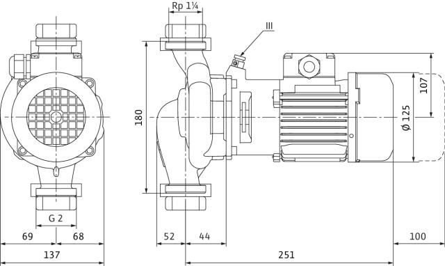 Circulateur Collectif EC veroline-ipl30/90-0,25/2x Réf. 2089576