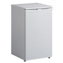 Réfrigérateur 2*, 84L (81L net), compartiment freeze, dégivrage semi-automatique, porte réversible, puissance : 83 Watts.