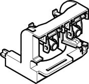 Support de robinet flotteur pour 110.700 double touche réf. 240.511.00.1