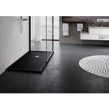 Receveur de douche Olympic Plus 80X120 Cm épaisseur 4,5Cm finition Noir Réf : OL801204-28