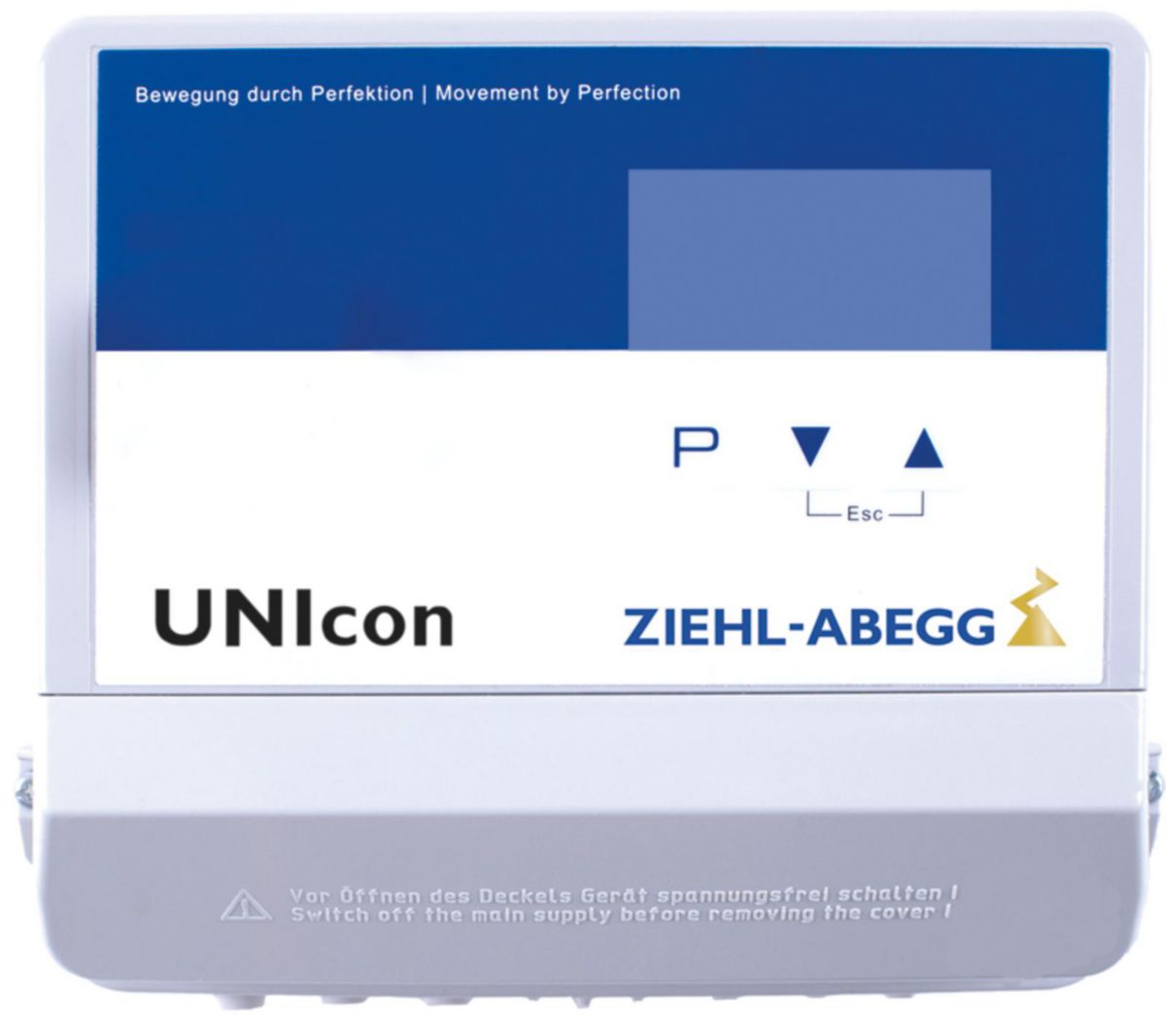 CXE/AV Régulateur de vitesse sur sonde CO2 (en option) ou sonde température (en option) pour ventilateur hélicoïdes type PERF EC, alimentation mono 230VAC