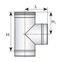 Té CONDENSOR, diamètre 150 mm T 90 150 CD Réf. 44150050/9999