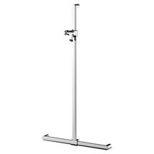 Barre d'appui de douche, avec curseur, position libre avant montage, RELINGSYSTEME ELEGANCE, 628 / 1142 mm, chromé réf. 31614010611