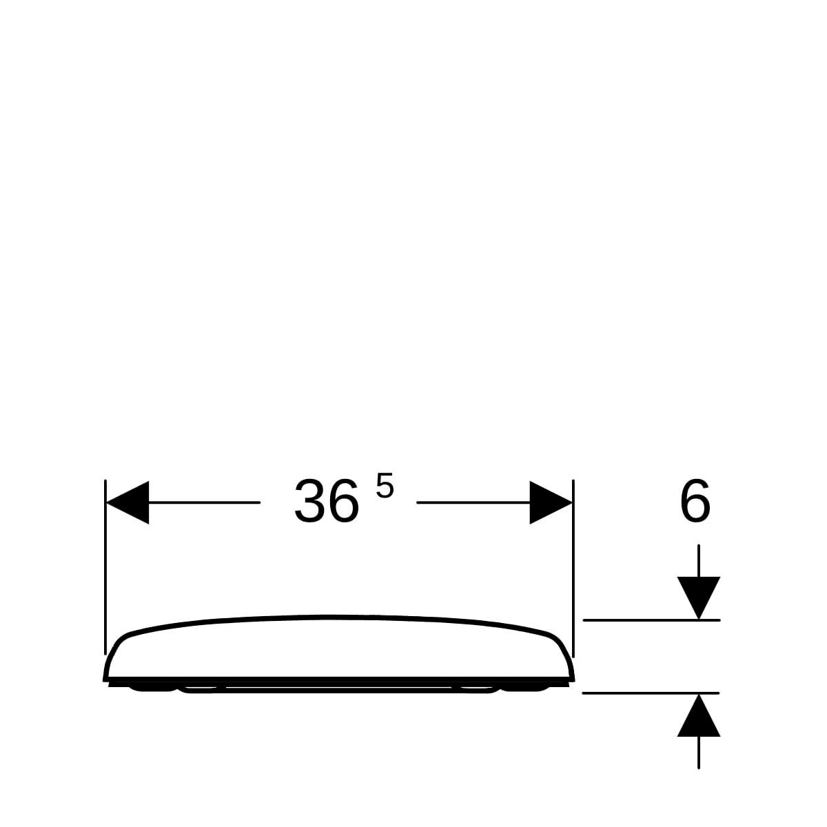 Abattant WC Renova frein de chute fixation par le haut blanc Réf. 573025000