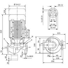 Circulateur Collectif EC veroline-ipl32/85-0,37/2x Réf. 2150335