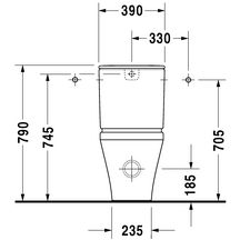 Cuvette vario 72cm Durastyle blanc réf. 2156090000